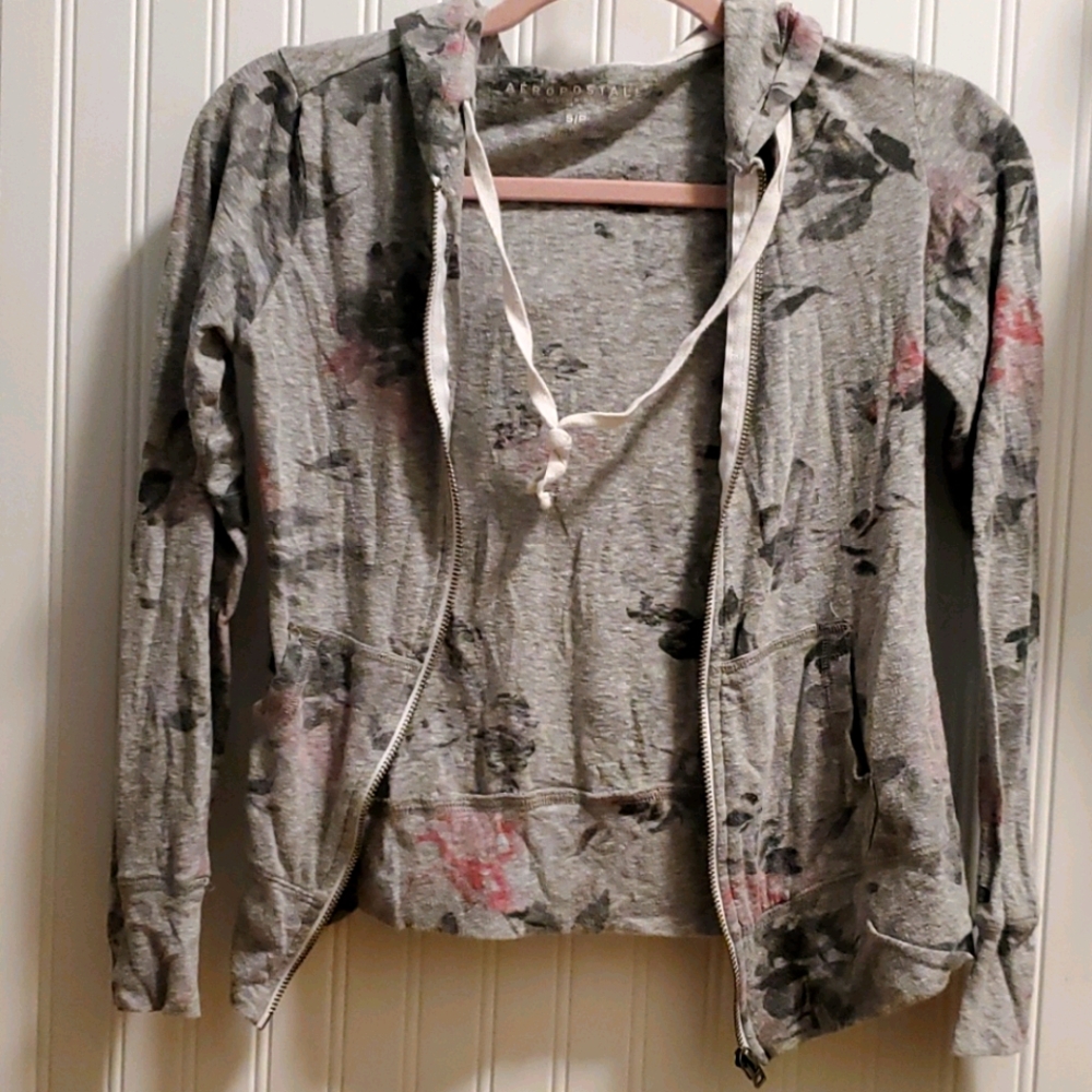 Zip Up Aeropostale thin hoodie